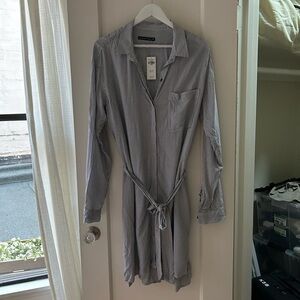 NWT Abercrombie Striped Shirt Dress in XL